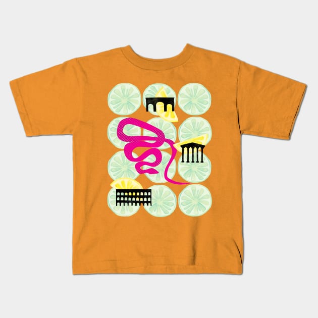 limonata Kids T-Shirt by junillu